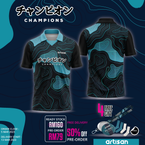 CHAMPIONS RETRO COLLAR T-SHIRT